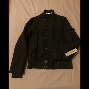 DKNY wool bomber jacket size medium